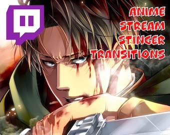 Transitions de scènes de flux de style anime