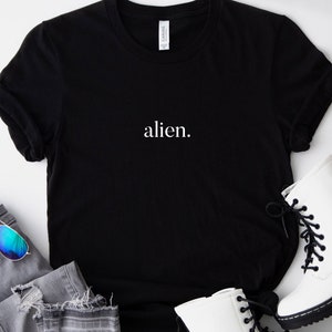 Alien shirt, grappig shirt voor Alien & Space Lovers, Starseed Tshirt, Funny Alien Tee, grappig cadeau voor Alien Nerd, Alien Tshirt, ET-shirt