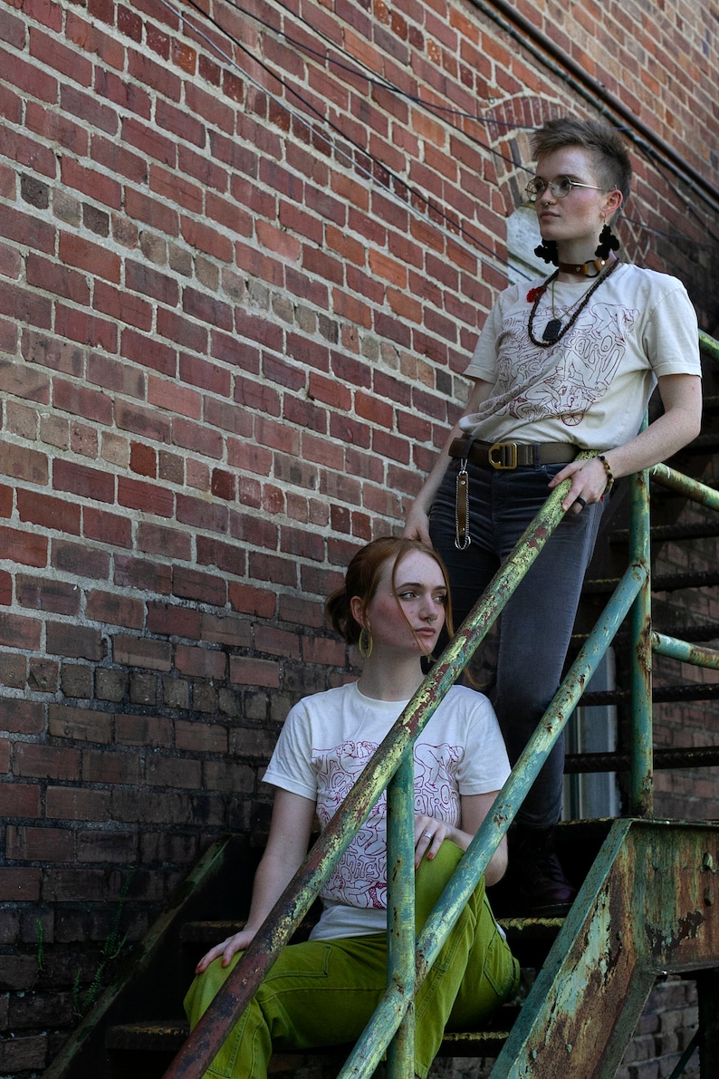 Maroon on White Trans Liberation is Community Care Tee / Trans Healthcare / Queer Liberation Shirt / Transgender Mutual Aid / Pride image 3