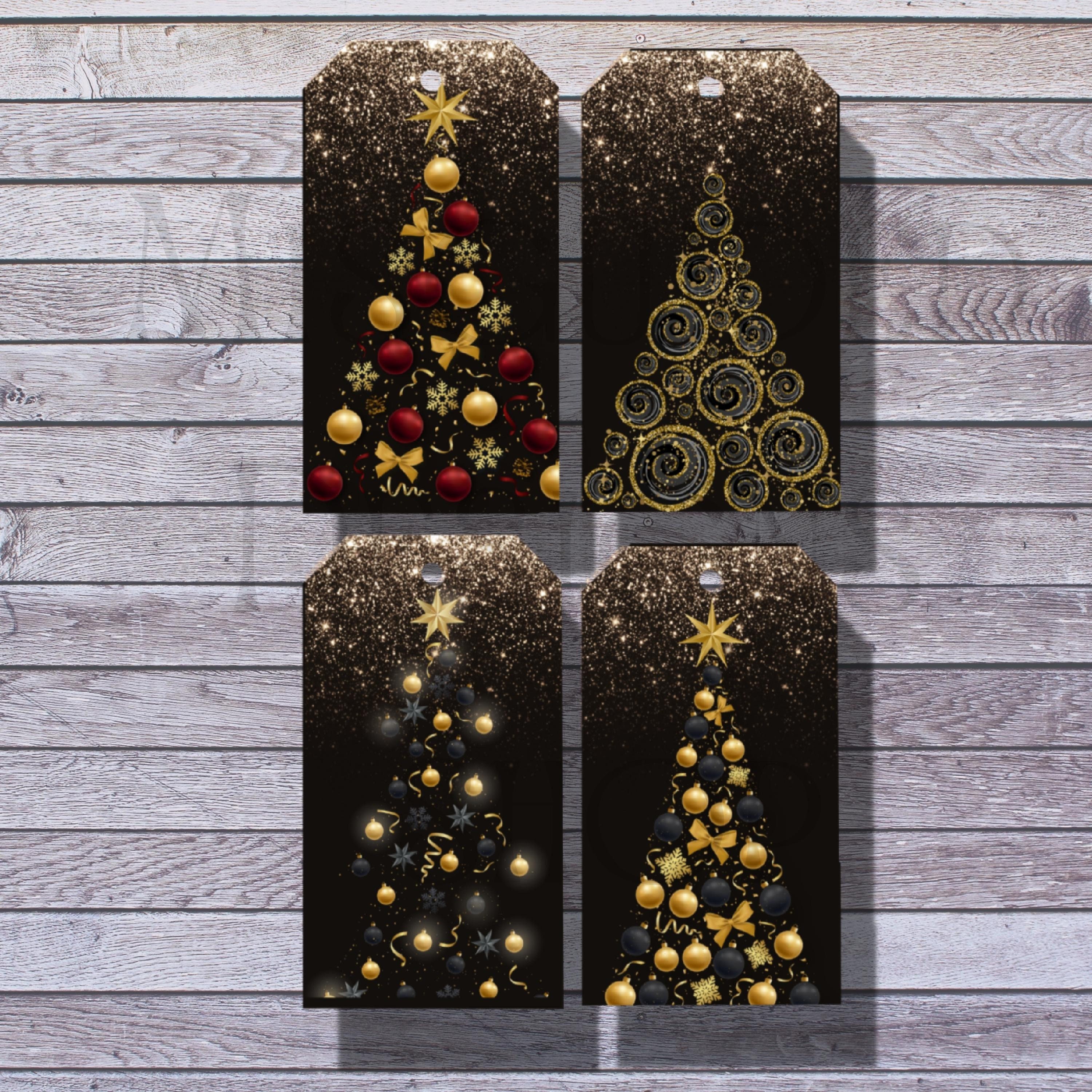 Printable Christmas Gift Tags Hang Tagschristmas Gift Tags - Etsy