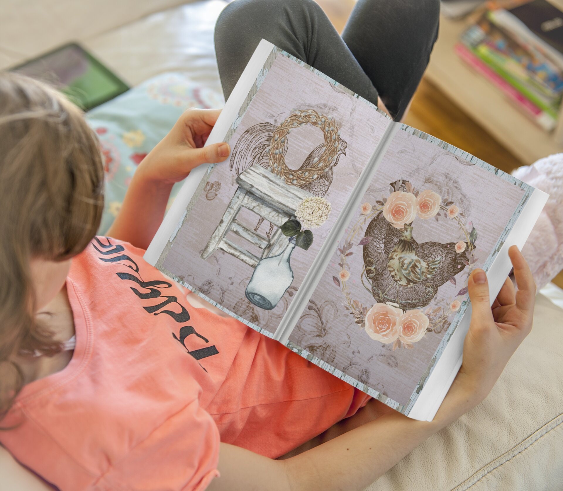 Printable Farmhouse Junk Journal Kit Instant Download - Etsy