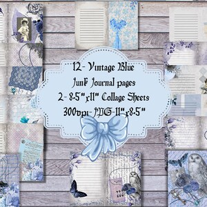 Printable Vintage Junk Journal Pages, scrapbooking ,instant download, printable journal, junk journal, vintage, double pages, digital
