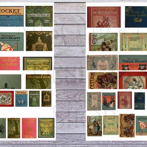 Printable Vintage Childrens Books, Book Covers, Vintage Ephemera, Book ...