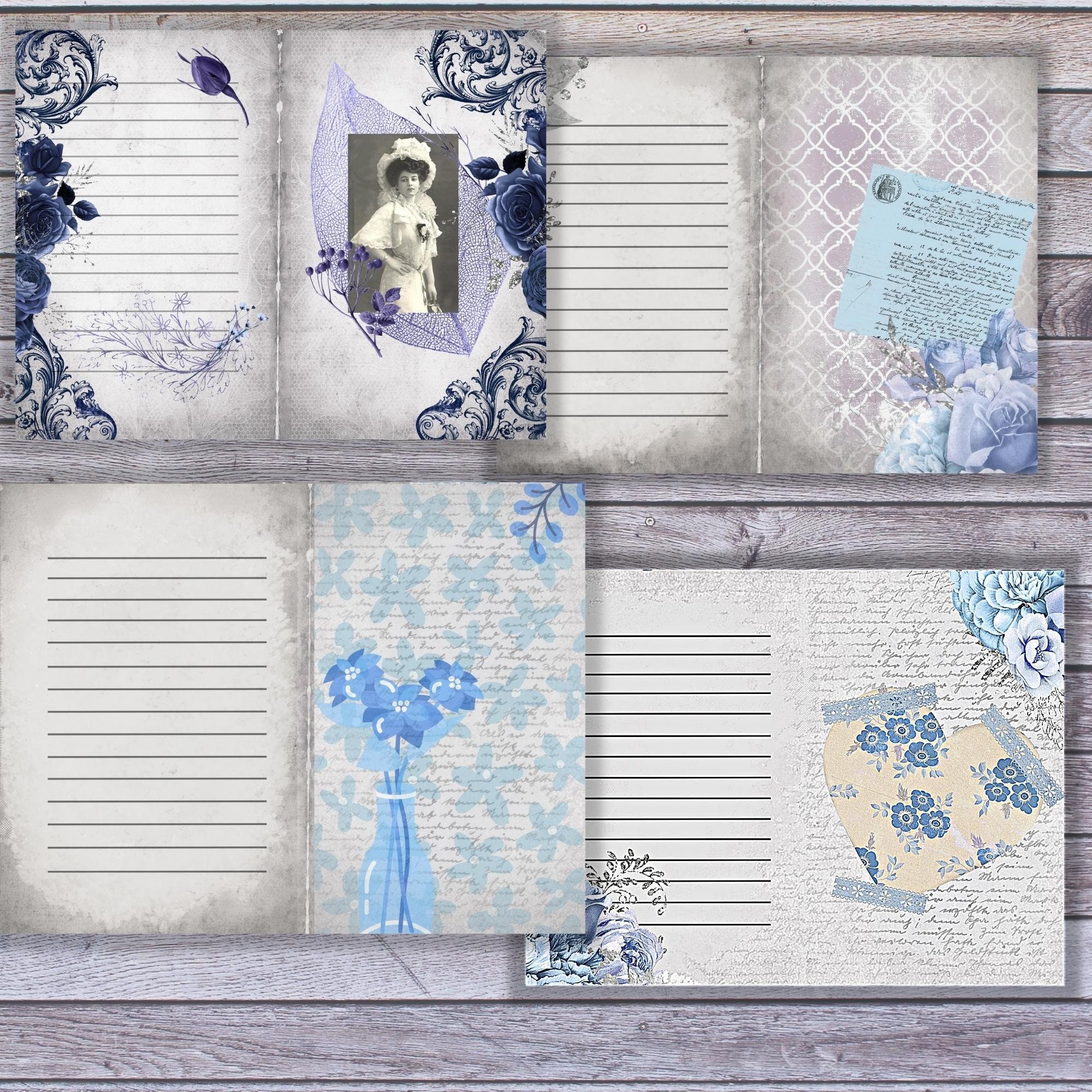 Printable Vintage Junk Journal Pages Scrapbooking instant - Etsy