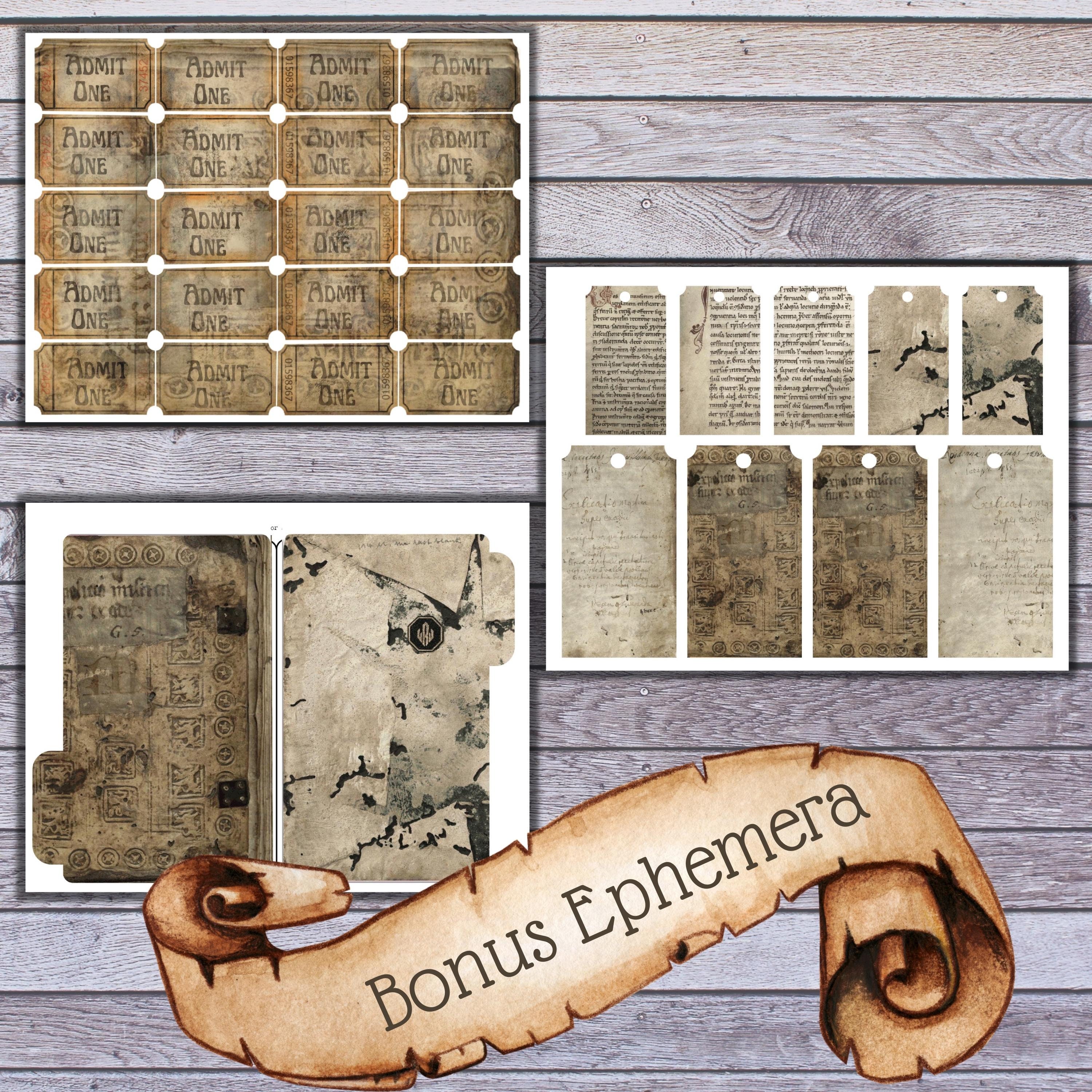 Rare Vintage Book Page Printable Old Book Page Prints for Junk Etsy