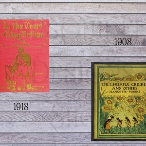 Printable Vintage Childrens Books, Book Covers, Vintage Ephemera, Book ...