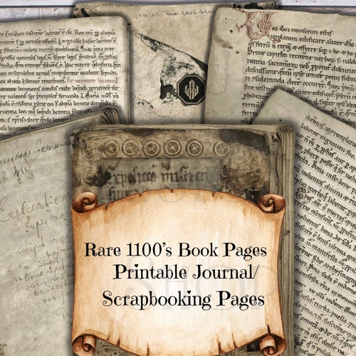 Rare Vintage Book Page Printable - Il 500x500.4035688928 17g0 