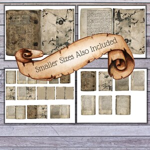 Rare Vintage Book Page Printable Old Book Page Prints for Junk Journals ...