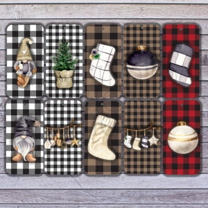 Printable Buffalo Plaid Gift Tags, Hang Tags,christmas Gift Tags, Junk ...