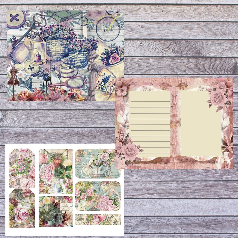 Digital Journal Craft Kit Kit Junk Journal Kits Journal Etsy