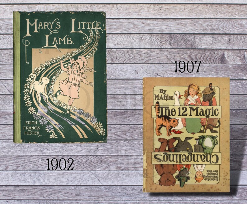 Printable Vintage Childrens Books Book Covers Vintage - Etsy