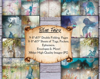 Printable Fairy Junk Journal Kit | Fairy Junk Journal Kit | Junk Journal Pages | Junk Journals Shop | junk journal digital kit | fairy