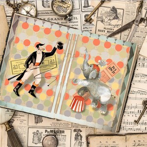 Vintage Circus Junk Journal Kit, Printable, Digital Download, Instant Download, Digi Kit ...