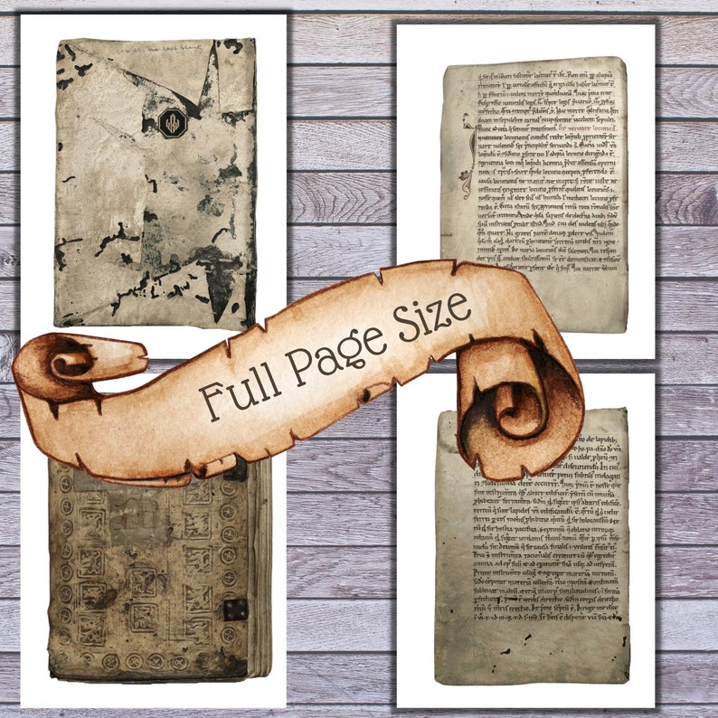 Rare Vintage Book Page Printable Old Book Page Prints for Junk - Etsy