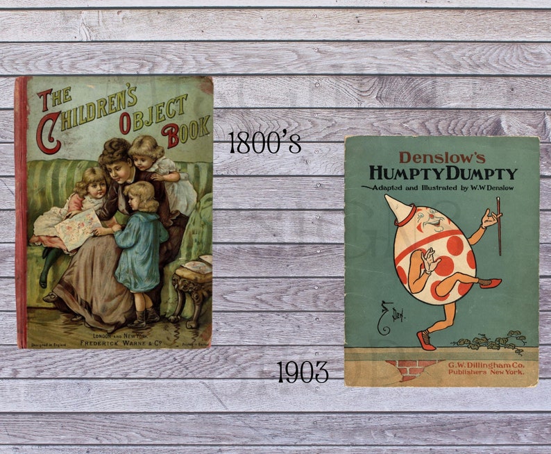 Printable Vintage Childrens Books Book Covers Vintage - Etsy