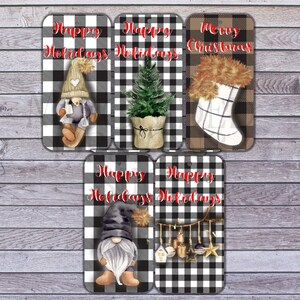 Printable Buffalo Plaid Gift Tags, Hang Tags,christmas Gift Tags, Junk ...