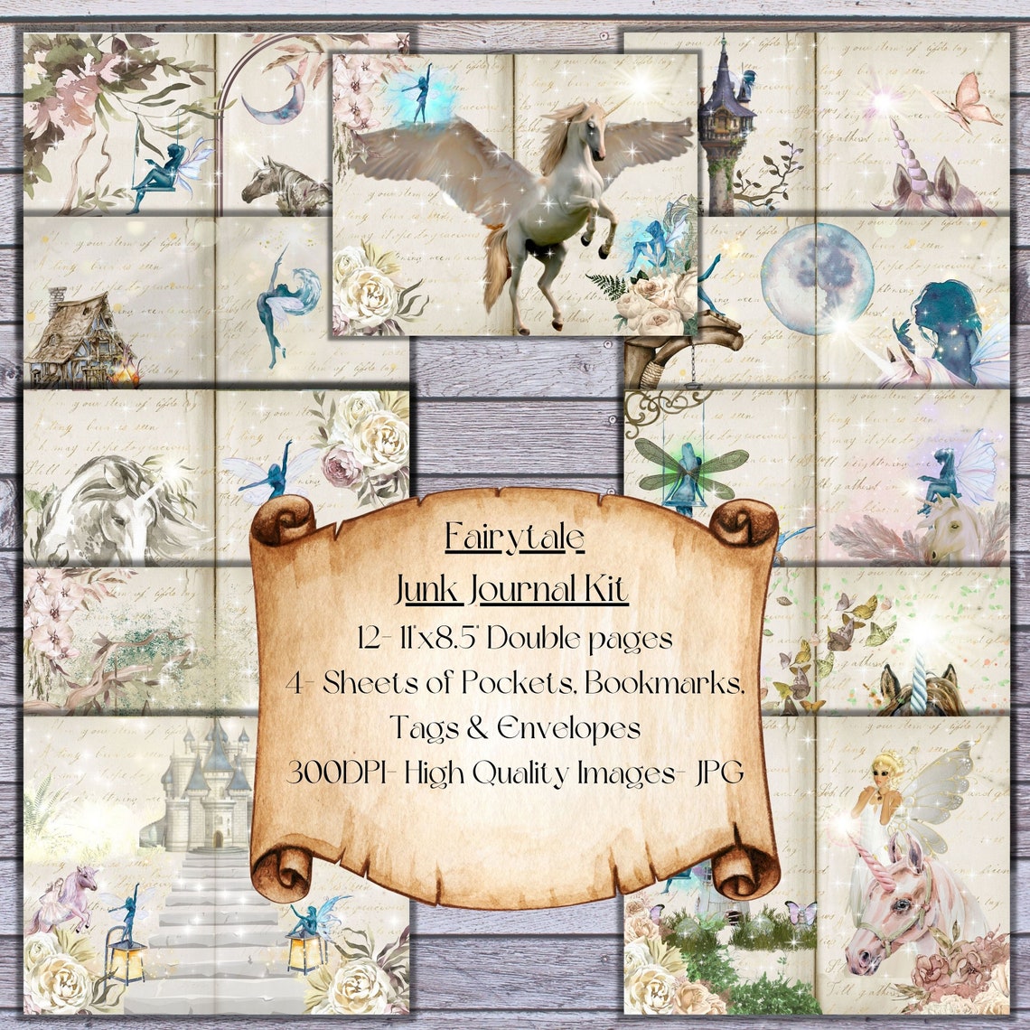 Printable Junk Journal Kit Digital Download Junk Journal - Etsy