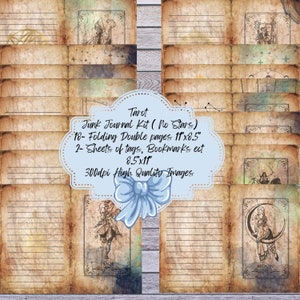 Kit de diário de lixo astrológico, diário de tarô, impressão de diário de lixo, diário imprimível, diário de tarô, astrologia digital, páginas de diário de lixo