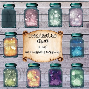 Magic Clipart, Fairy Clipart, Fantasy Clipart, Transparent Png, Fairy Dust, Fairytale Clipart, Jar Clipart, Png Designs, clipart png