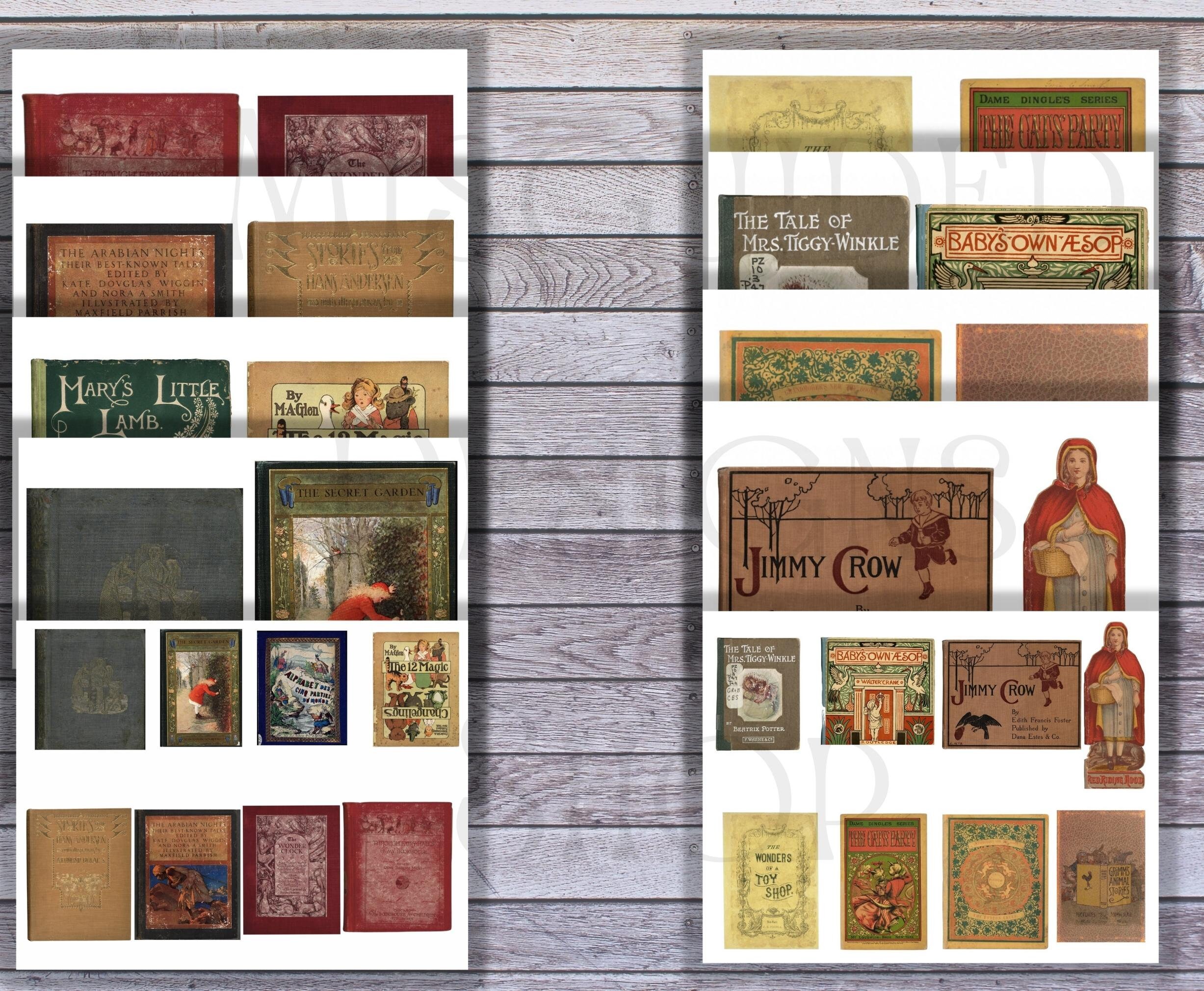 Printable Vintage Childrens Books Book Covers Vintage - Etsy