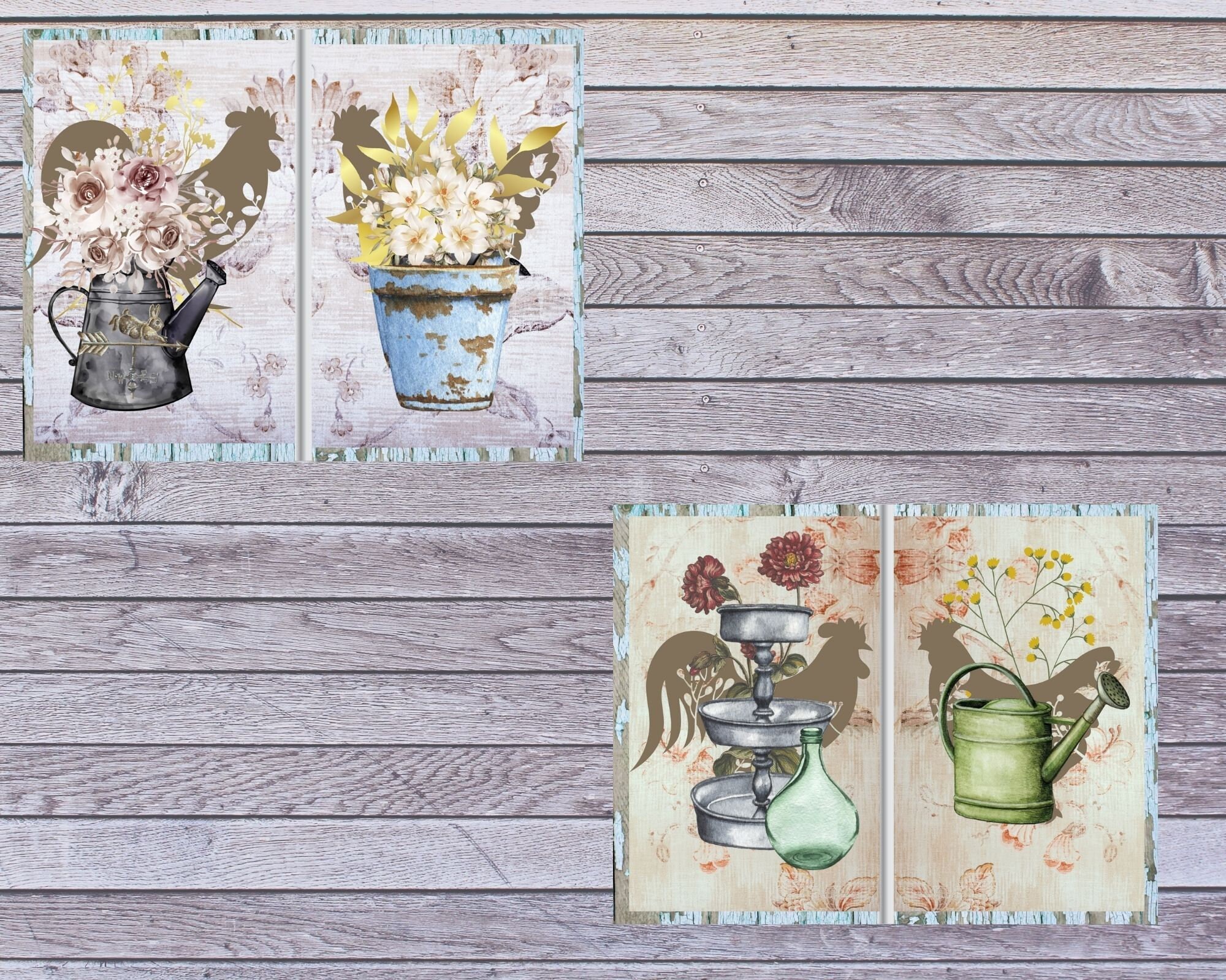 Printable Farmhouse Junk Journal Kit Instant Download - Etsy