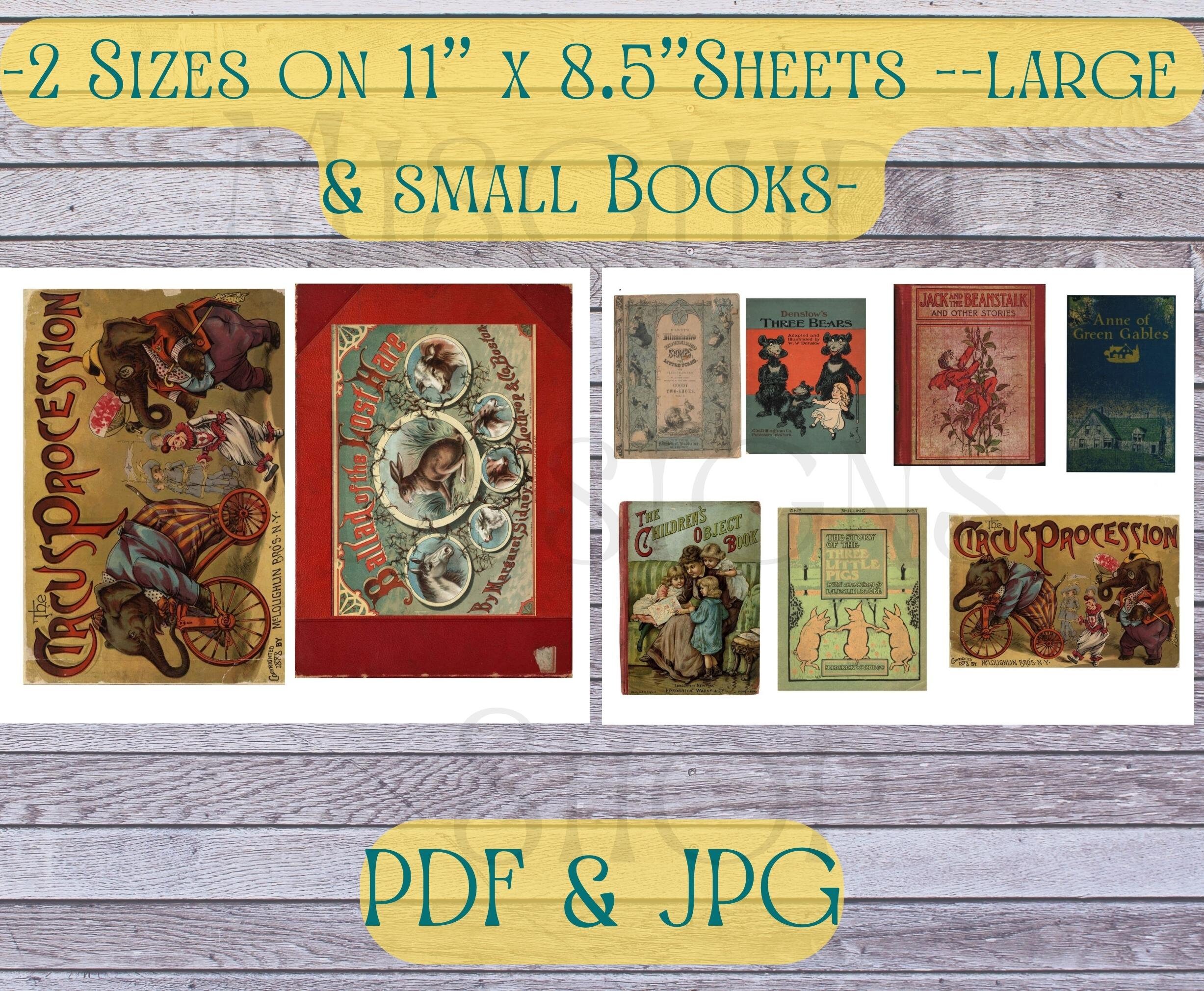 Printable Vintage Childrens Books Book Covers Vintage - Etsy