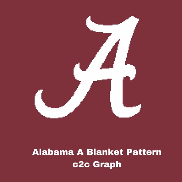 Alabama A Crochet Blanket Pattern (c2c including written instructions)