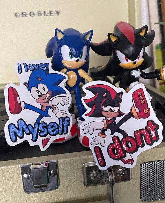 Sonic And Shadow Stickers for Sale