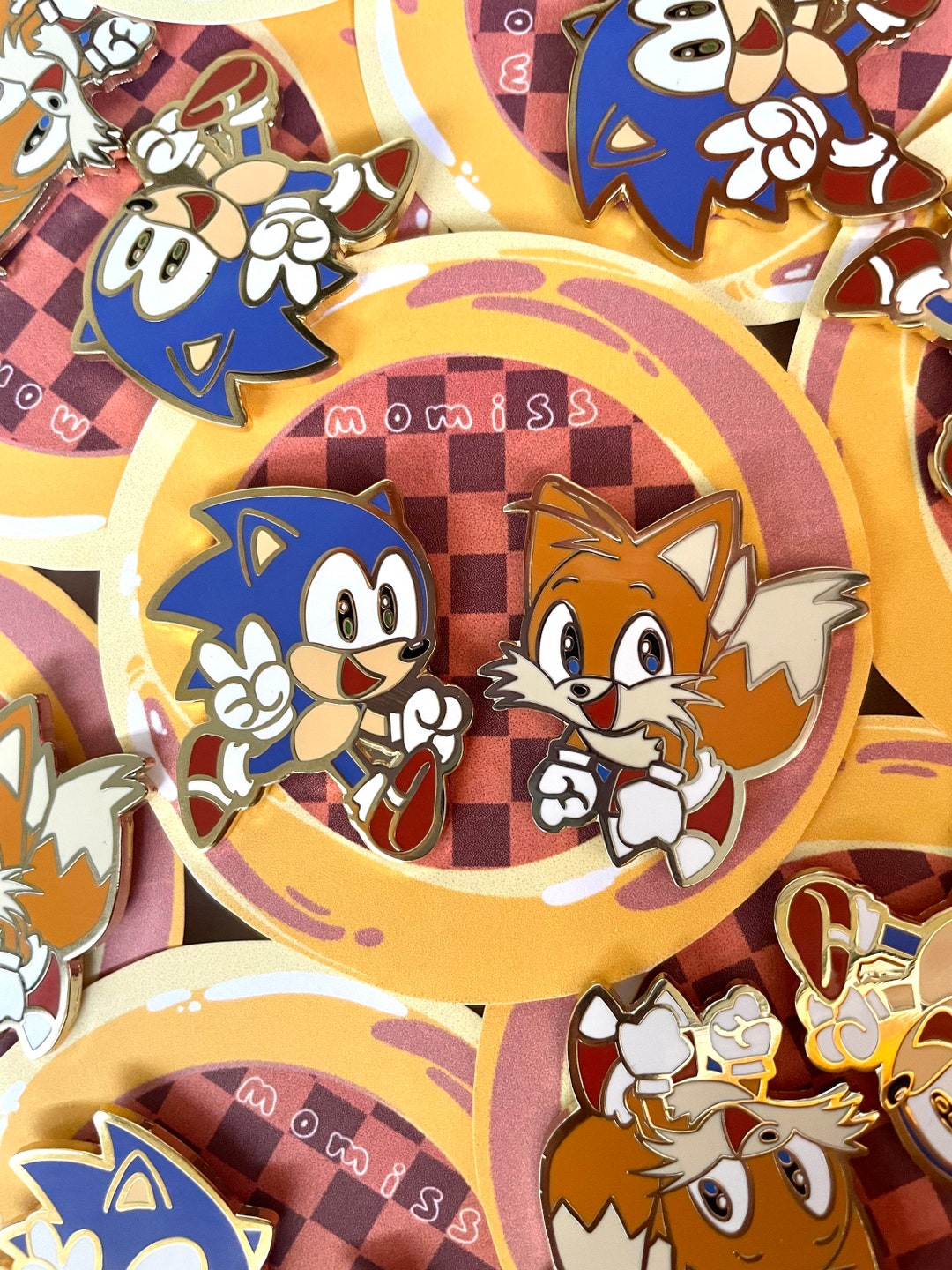 Sonic & Tails Pin Set Enamel [limited]