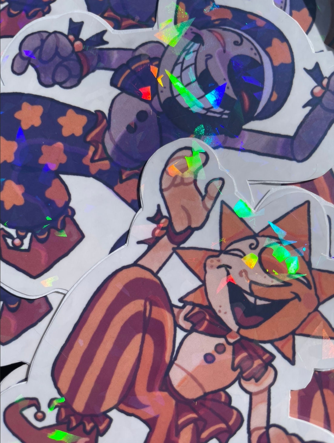 FNAF:SB Sun and Moon Animatronic Stickers -  Israel