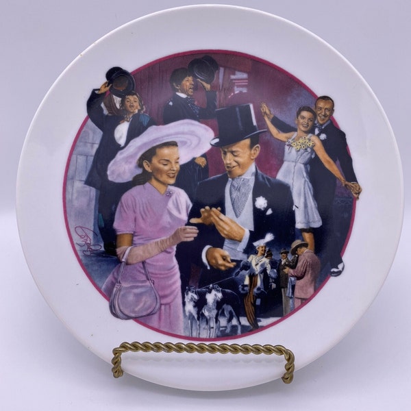 Vintage Antique Avon Collectible Plate MGM Images Of Hollywood, "Easter Parade" 1986