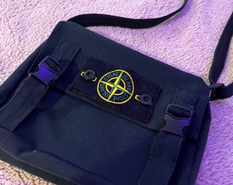 Sacoche Upcycling stone island sac à main