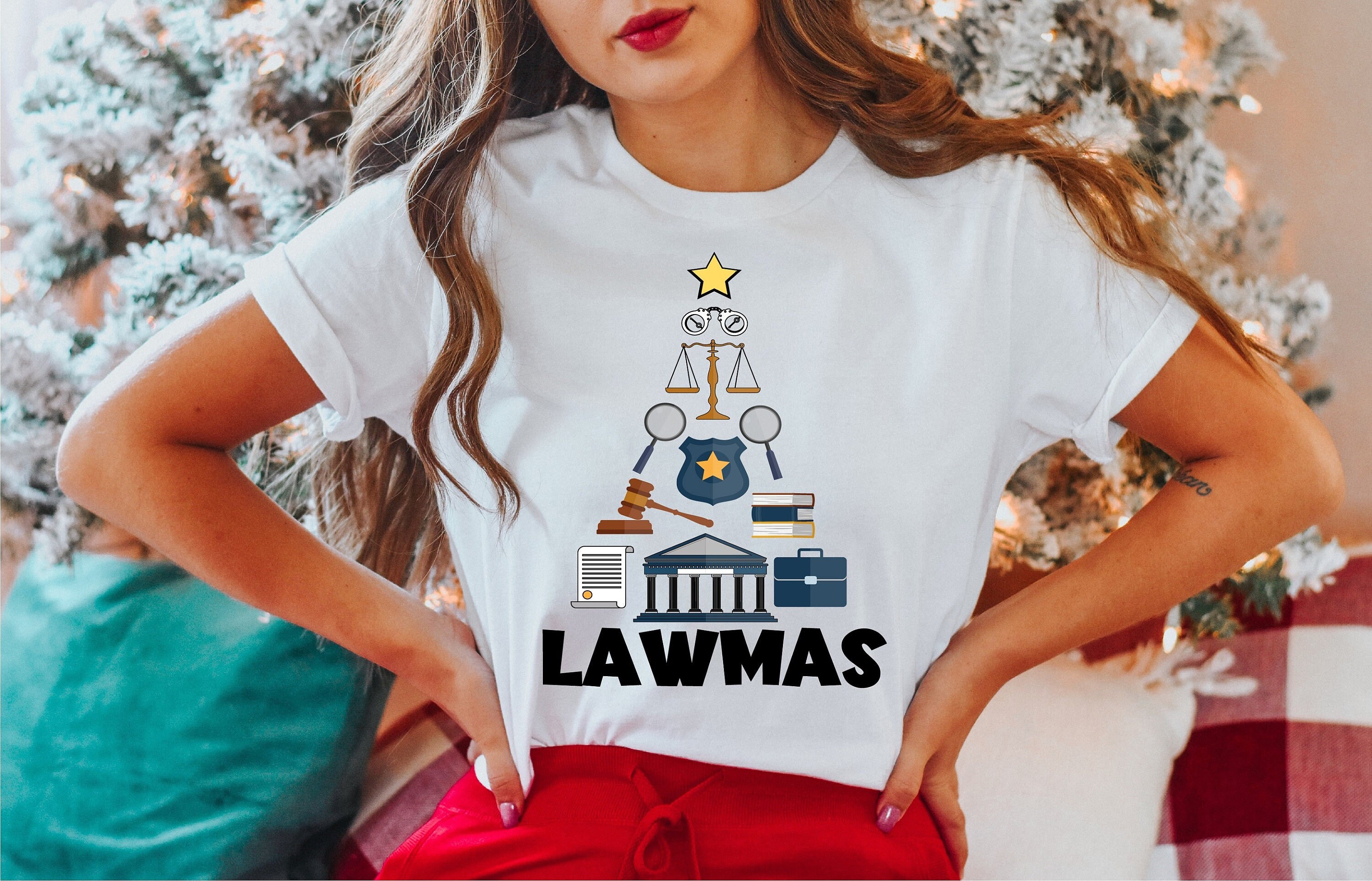 Discover Lawmas Shirt, Weihnachten Anwalt