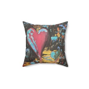 Spun Polyester Square Pillow