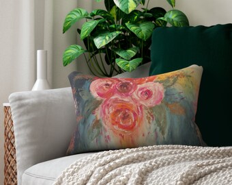 Spun Polyester Lumbar Pillow