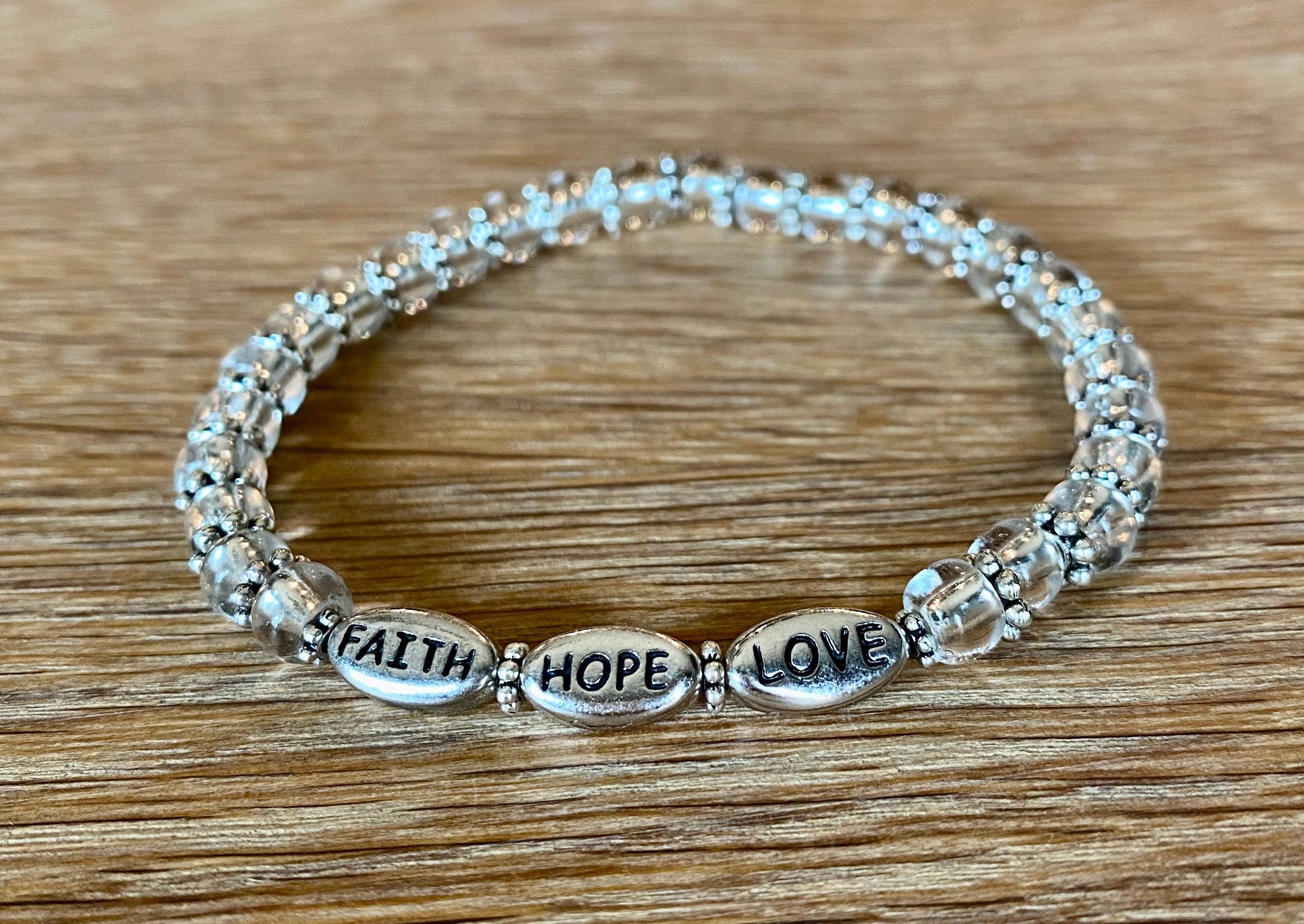 Faith Hope Love Magnetic Bracelet 