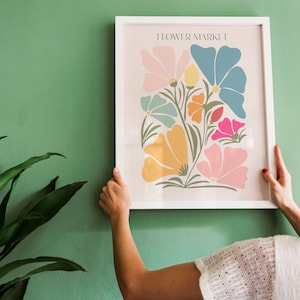 Flower Market Poster, Matisse Print, Henri Matisse Print Wall Art, Digital Download Wall Print, Large Printable Art, Nature Art image 4