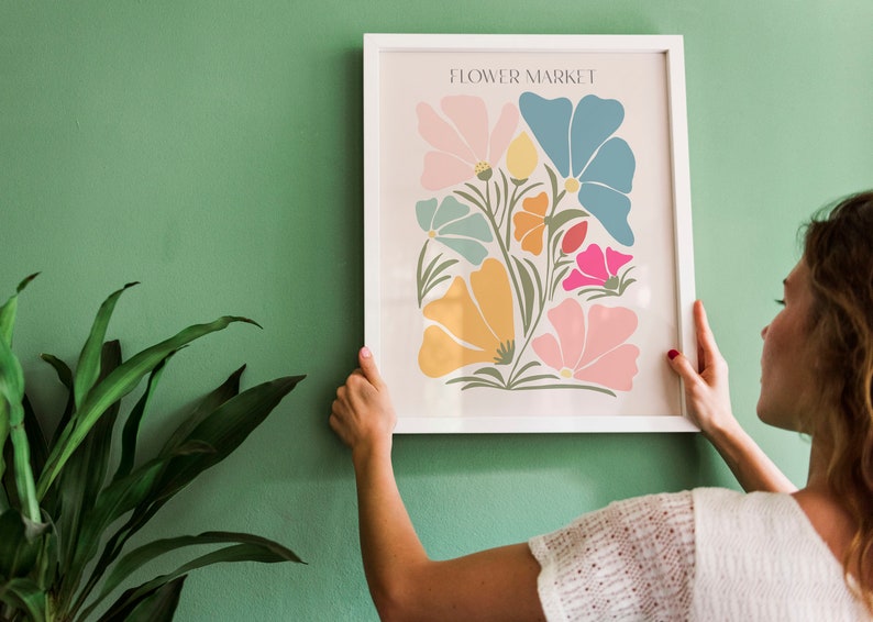 Flower Market Poster, Matisse Print, Henri Matisse Print Wall Art, Digital Download Wall Print, Large Printable Art, Nature Art image 4