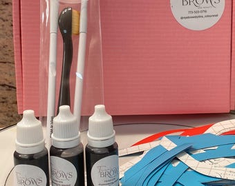 Eyebrow Tint Kit “NO WIPE OFF” Tint Gel