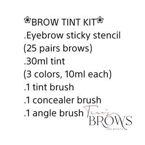 Eyebrow tint, NO WIPE OFF tint gel, image 8