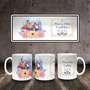 11oz & 15oz Mug Sublimation Designs.dad png.Mug PNG File Digital Download, Coffee Mug Png, Mug Template.father&#39;s day mug full wrap.dad png