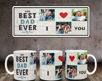 11oz & 15oz Mug Sublimation Designs.dad png.Mug PNG File Digital Download, Coffee Mug Png, Mug Template.father&#39;s day mug full wrap.dad png