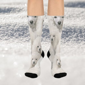 Poodle socks, dog socks, pet gift, Friends gift, birthday gift, Valentine&#39;s Cushioned Crew Socks