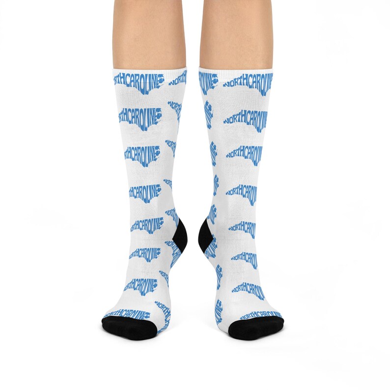 Calcetines de Carolina del Norte: regalos perfectos de Carolina del Norte, calcetines de cumpleaños, recuerdos únicos, calcetines novedosos, vacaciones, regalos para mejores amigos. imagen 2
