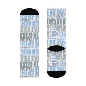 North Carolina Socks - North Carolina gifts, Birthday present, Unique souvenir Gift, Holiday, Friends gift, State socks, Carolina gift image 5