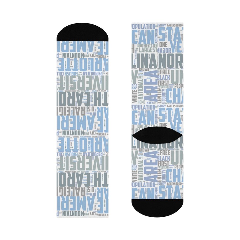 North Carolina Socks - North Carolina gifts, Birthday present, Unique souvenir Gift, Holiday, Friends gift, State socks, Carolina gift image 5