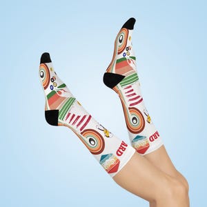 Billiard-Themed Cushioned Crew Socks | Pool socks, Sports Socks, Unique Socks for Men & Women, Comfortable Socks for Players