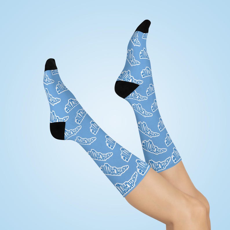 North Carolina Socks - Perfect North Carolina gifts, Birthday Socks gift, Unique souvenir Gift, , Holiday, BFF gift image 2