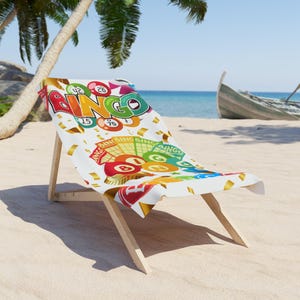 Bingo Beach Towel – Perfect Gift for BINGO Lovers, Fun Poolside Accessory, Cruise, Beach, Team gift, Birthday, Holiday, BFF gift
