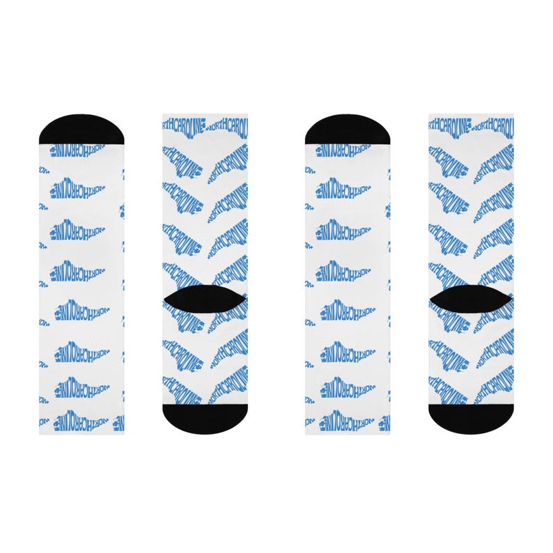 Calcetines de Carolina del Norte: regalos perfectos de Carolina del Norte, calcetines de cumpleaños, recuerdos únicos, calcetines novedosos, vacaciones, regalos para mejores amigos. imagen 4